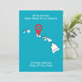 引越しました！ハワイに遊びに来てください 案内状 (スタンド正面)