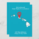 引越しました！ハワイに遊びに来てください 案内状 (正面/裏面)