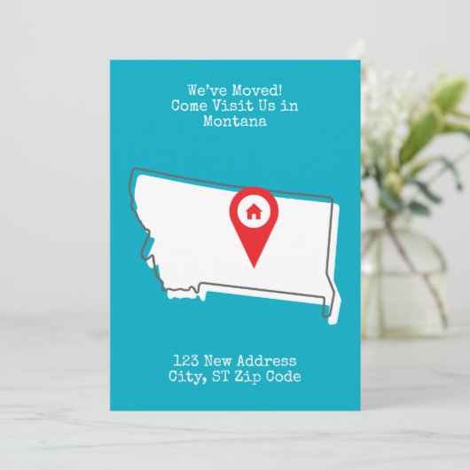 引越しました！モンタナに遊びに来てください 案内状 (スタンド正面)