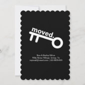 引越しました。 案内状 (正面)