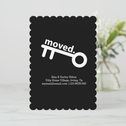 引越しました。 案内状 (スタンド正面)