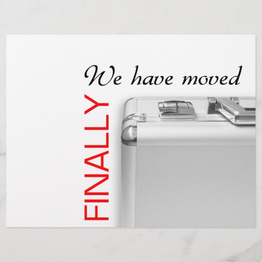 引越しをした チラシ (正面)