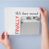 引越しをした チラシ (手)