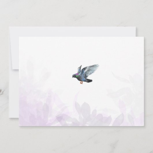 引越しをした 案内状 (裏面)