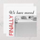 引越しをした 案内状 (正面/裏面)