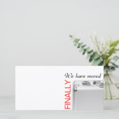 引越しをした 案内状 (スタンド正面)