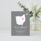 引越しアナウンス州OHIOポストカード ポストカード (スタンド正面)