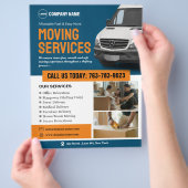 引越しサービスカスタムチラシ チラシ (手)