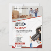 引越しサービスフライヤー 招待状 (正面)