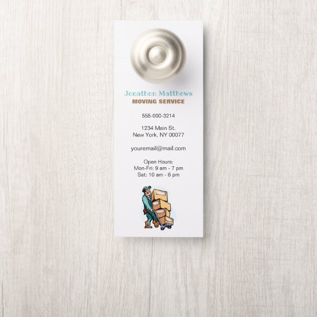 引越しサービス会社サービス ドアノブサイン (ノブ)