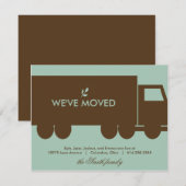 引越しトラック引越しお知らせカード 案内状 (正面/裏面)