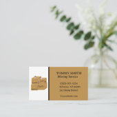 引越しボックス会社サービス名刺 名刺 (スタンド正面)