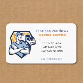引越し人会社サービス名刺 名刺