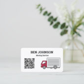 引越し会社のQRコード 名刺 (スタンド正面)