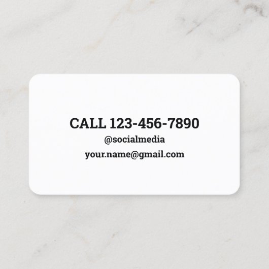 引越し会社のQRコード 名刺 (裏面)