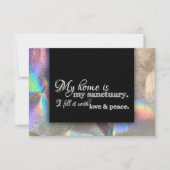 引越し住所の賛美変更 案内状 (正面)