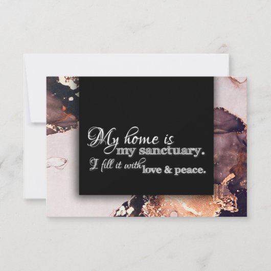 引越し住所の賛美変更 案内状 (正面)