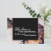 引越し住所の賛美変更 案内状 (スタンド正面)