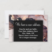 引越し住所の賛美変更 案内状 (裏面)