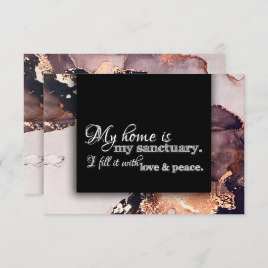 引越し住所の賛美変更 案内状 (正面/裏面)