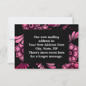 引越し住所の賛美変更 案内状 (裏面)