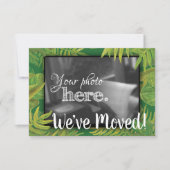 引越し住所の賛美変更 案内状 (正面)