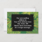 引越し住所の賛美変更 案内状 (裏面)