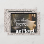 引越し住所の賛美変更 案内状 (正面/裏面)