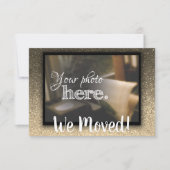 引越し先の住所の賛美変更 案内状 (正面)