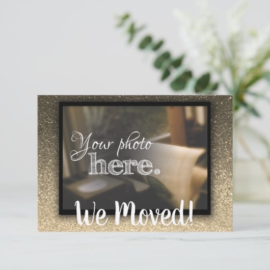 引越し先の住所の賛美変更 案内状 (スタンド正面)