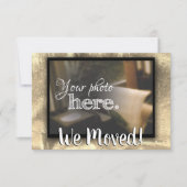 引越し先の住所の賛美変更 案内状 (正面)