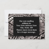 引越し先の住所の賛美変更 案内状 (裏面)