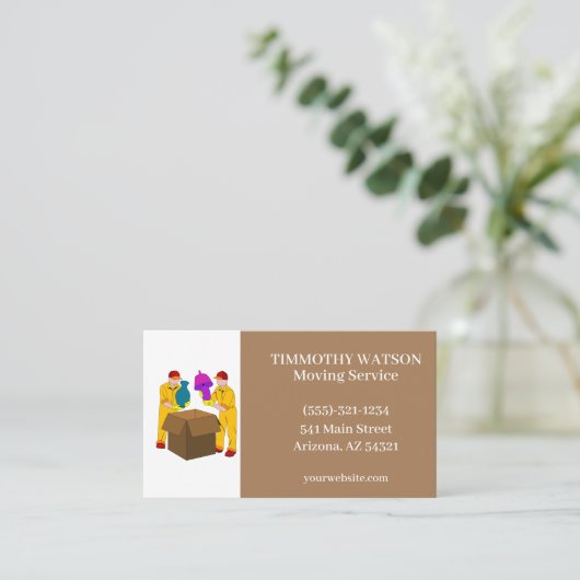 引越し名刺 名刺 (スタンド正面)