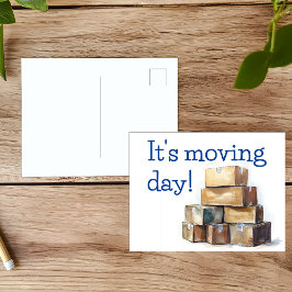 引越し日おめでとうございます ポストカード