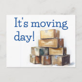 引越し日おめでとうございます ポストカード (正面)