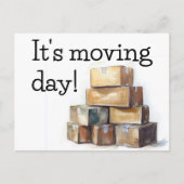 引越し日おめでとうございます ポストカード (正面)