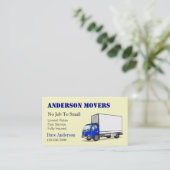 引越し業者又は移転会社 名刺 (スタンド正面)