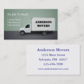 引越し業者又は移転会社 名刺 (正面/裏面)