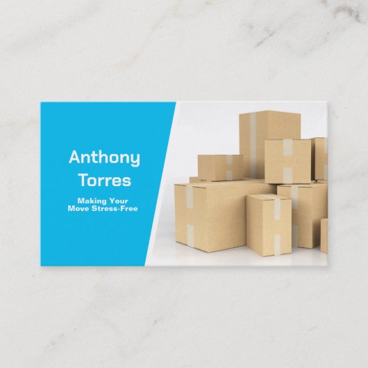 引越し業者 名刺 (正面)