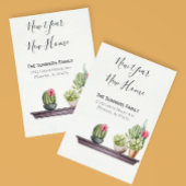 引越し発表引っ越しました新年 案内ポストカード