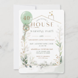 引越し祝いと誕生日テンプレート 招待状