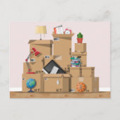 引越し箱新宅住所案内P 案内ポストカード (正面)