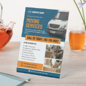 引越カスタム会社の台座 台座サイン (インサイチュ)