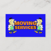 引越サービス会社家具の運搬トラック 名刺 (正面)