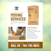 引越サービス用カスタムウィンドウクリング ウィンドウサイン (シート3)