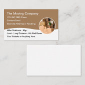 引越シンプル会社モダン名刺 名刺 (正面/裏面)