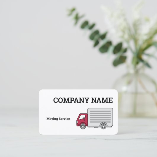 引越会社交通名刺 名刺 (スタンド正面)