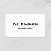 引越会社交通名刺 名刺 (裏面)