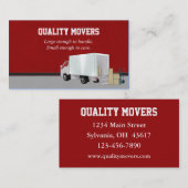 引越会社、名刺 名刺 (正面/裏面)