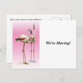 引越 – 引越し先 – はがき 案内ポストカード (正面/裏面)